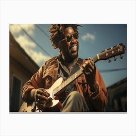 Man With Dreadlocks 1 Canvas Print