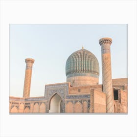 Uzbekistan Islamic Architecture Canvas Print
