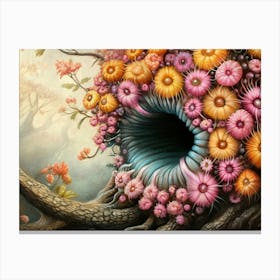 Psychedelic Tree Canvas Print