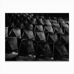 Empty Seats In An Auditorium Canvas Print