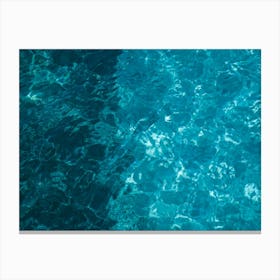 Blue Mediterranean Sea // Ibiza Nature & Travel Photography Canvas Print