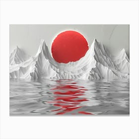 Japanese Sun 1 Canvas Print