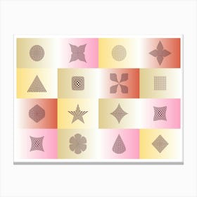 Dots for Shapes 5 Canvas Print