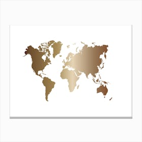 World Map 16 Canvas Print