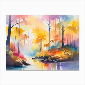 Autumn Forest 49 Canvas Print