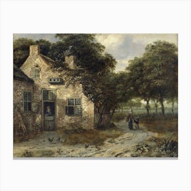 The Farmhouse Art Print Canvas Print