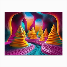 Fractal Forest Canvas Print