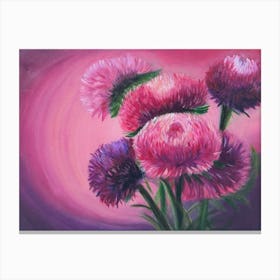 Thistle Painting Canvas Print