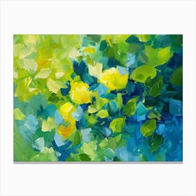 Yellow Roses Canvas Print