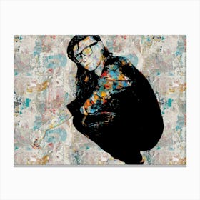 Skrillex Abstract Canvas Print