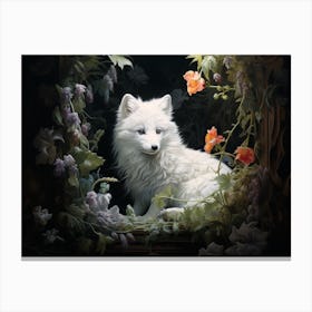 Arctic Fox 1 Canvas Print