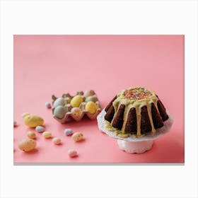 Easter Bundt Cake 2 Canvas Print