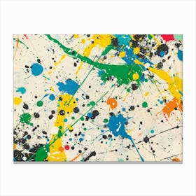 Splatter Painting 3 Canvas Print