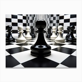 Chess Pieces Canvas Print