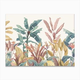 Tropical Garden Canvas Print