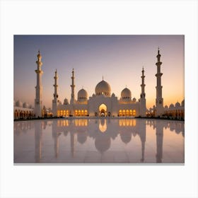 Sheikh Hussein Grand Mosque Canvas Print