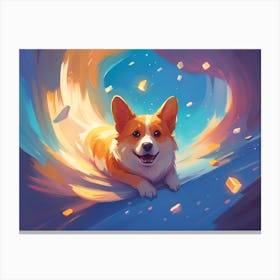 Corgi 7 Canvas Print