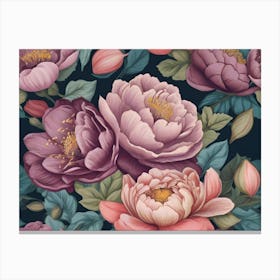 Peony Canvas Print