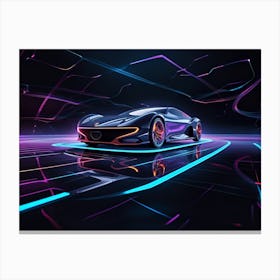 Futuristic Car 35 Canvas Print