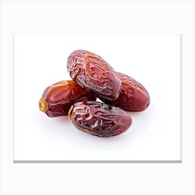 Dates On A White Background 8 Canvas Print