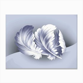 White Feathers Canvas Print