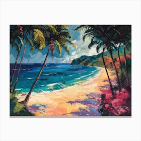 Tropical Beach Canvas Print