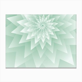 Abstract Flower Canvas Print