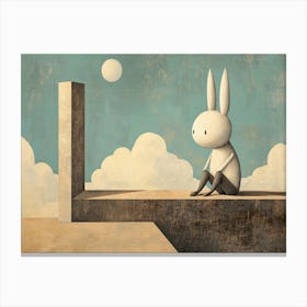 Rabbit In The Sky Canvas Print