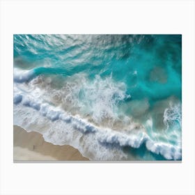 Aerial Waves1 Canvas Print