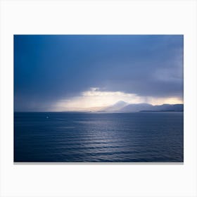 Storm Clouds Over The Sea Canvas Print