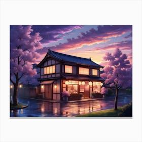 Asian House 1 Canvas Print