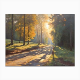 Road To The Sun Canvas Print