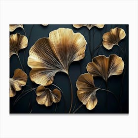 Ginko Leaves Canvas Print