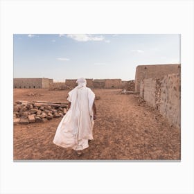 Walking Through Mauritania Canvas Print