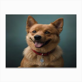 Portrait Of A Dog 5 Canvas Print