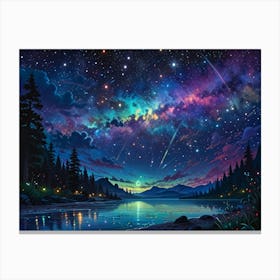 Stars In The Sky 7 Canvas Print