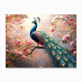 Peacock 2 Canvas Print