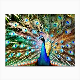 Peacock 2 Canvas Print