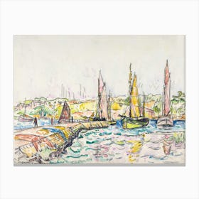 Concarneau (ca.1925), Paul Signac Canvas Print