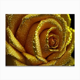 Golden Rose Canvas Print