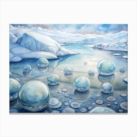 Ice Spheres Canvas Print