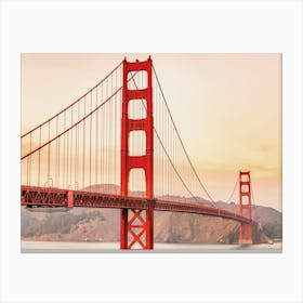 Red Golden Gate Bridge Canvas Print