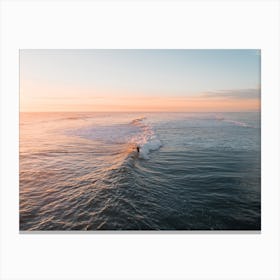 Soul Surfer During Sunset Canvas Print