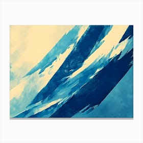 Blue Wave 7 Canvas Print