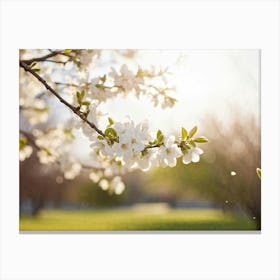 Blossoming Cherry Tree 2 Canvas Print