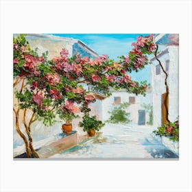 Greece Painting Canvas Print