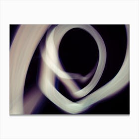 Glowing Abstract Curved Lines 9 Canvas Print