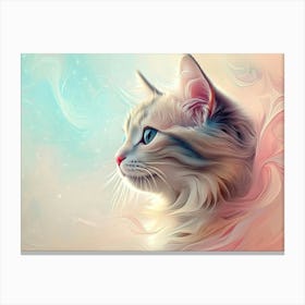 Cat Portrait Canvas Print