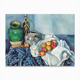 Still Life With Apples, Paul Cézanne Canvas Print