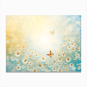 Daisies In The Sky Canvas Print